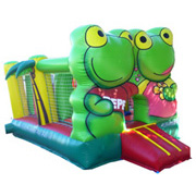 inflatable Fun Frogs castle bouncer